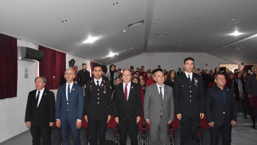 Büyük Önderimiz Gazi Mustafa Kemal Atatürk'ün Ebediyete İrtihalinin 85. Yılı Anma Programı